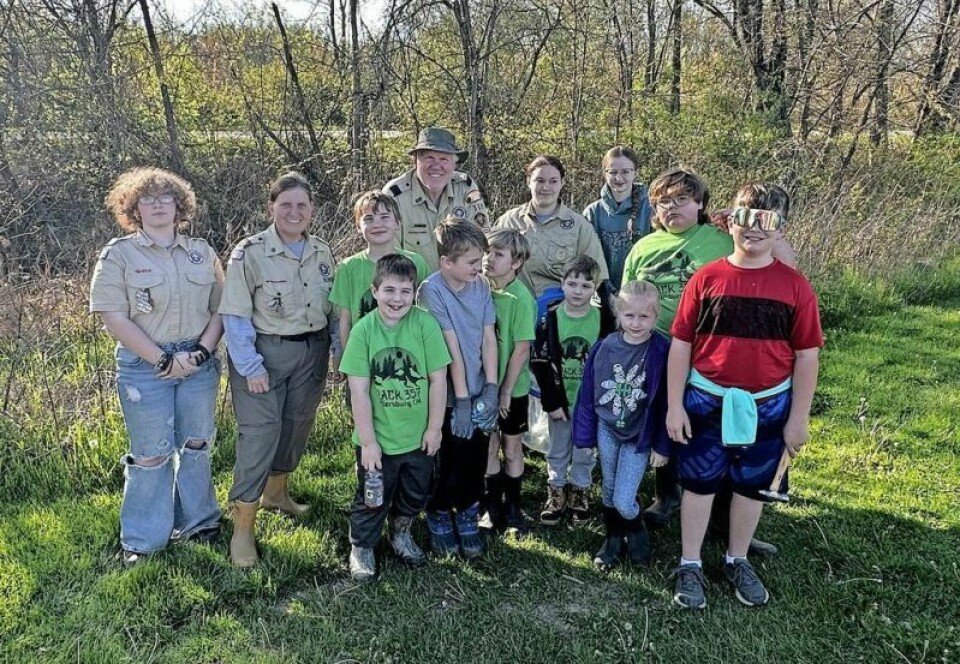 Melissa and Scott Biltz with members of BSA All Girl Troop 338 and BSA Pack 357. Melissa Biltz will continue to lead the girls’ troop while Pack 357 is where the long-time scout leaders got their start. Melissa, Scott Biltz step away from SHC leadership roles