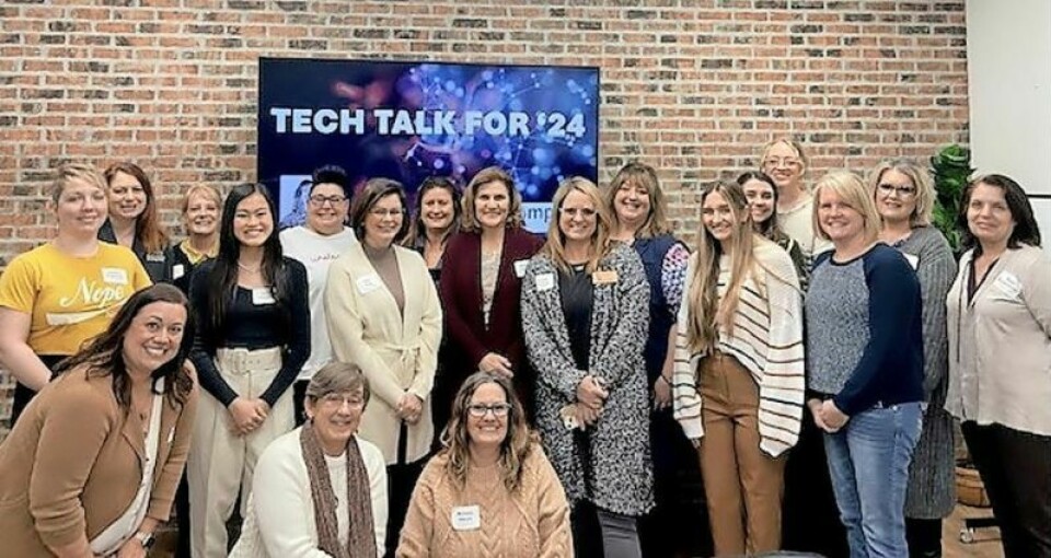 Debi Schneider-Howland of Computer Sense presented tech tips to the Networking Empowers Women group at the NEW roundtable on Jan. 18. NEW kicks off 2024 with tech tips