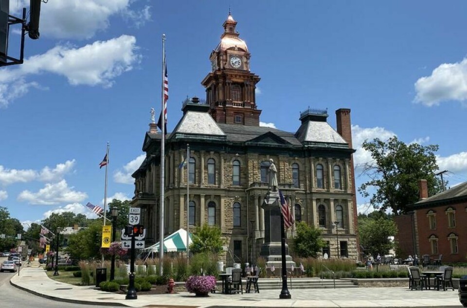 The courthouse in Millersburg draws many people to Holmes County, and the county commissioners are eager to improve the lighting at night to make it really stand out. Holmes courthouse lighting project is discussed