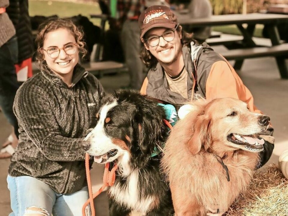JoAnna and Michael DeWitt with their dogs Ross and Migxy enjoyed gathering with other dog owners throughout the area at last year's Barktober Fest. Upcoming Barktober Fest at Harvest Ridge is for the dogs