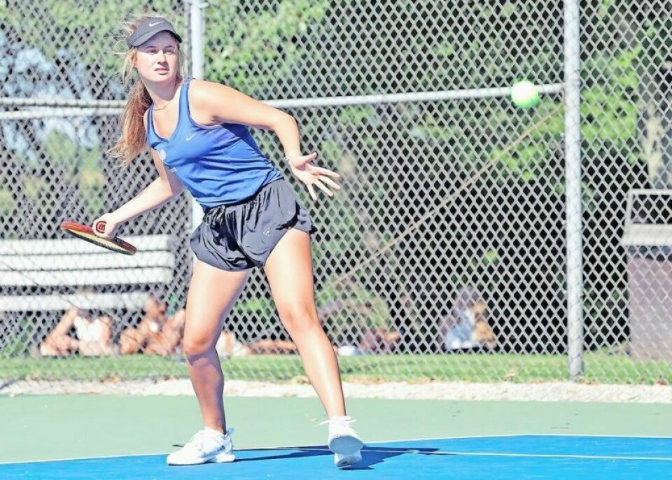 Junior Ava Mathur led the Wooster High girls tennis team to a fourth consecutive Ohio Cardinal Conference title, and she’s also bidding for a return trip to the state tournament. Mathur captured the sectional title and sported a 26-2 record heading into Div. I district play. Wooster High netters maintain their winning tradition