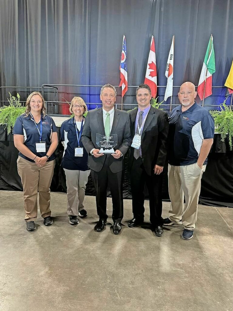 BCC Superintendent Bob Alsept was honored with the Ohio HOSA Outstanding Superintendent of the Year by the Ohio HOSA Future Health Professionals organization. BCC administrators receive accolades