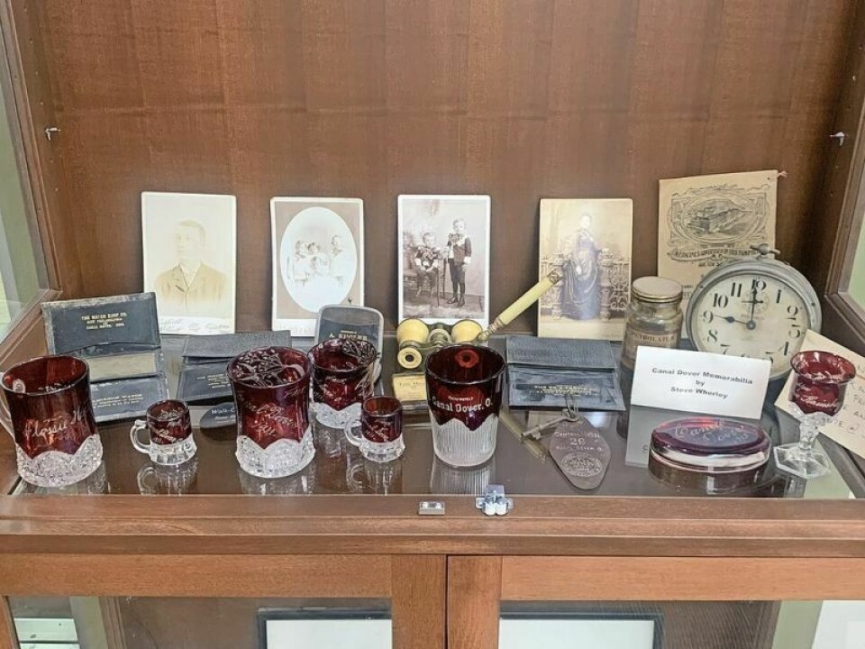 Featuring the collection of local resident Steve Wherley, the items displayed showcase the community’s history. Collection highlighted at the library