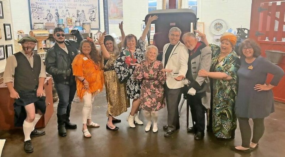 The Reeves Museum Murder Mystery Dinner cast from a previous event Reeves to host Murder Mystery Dinner