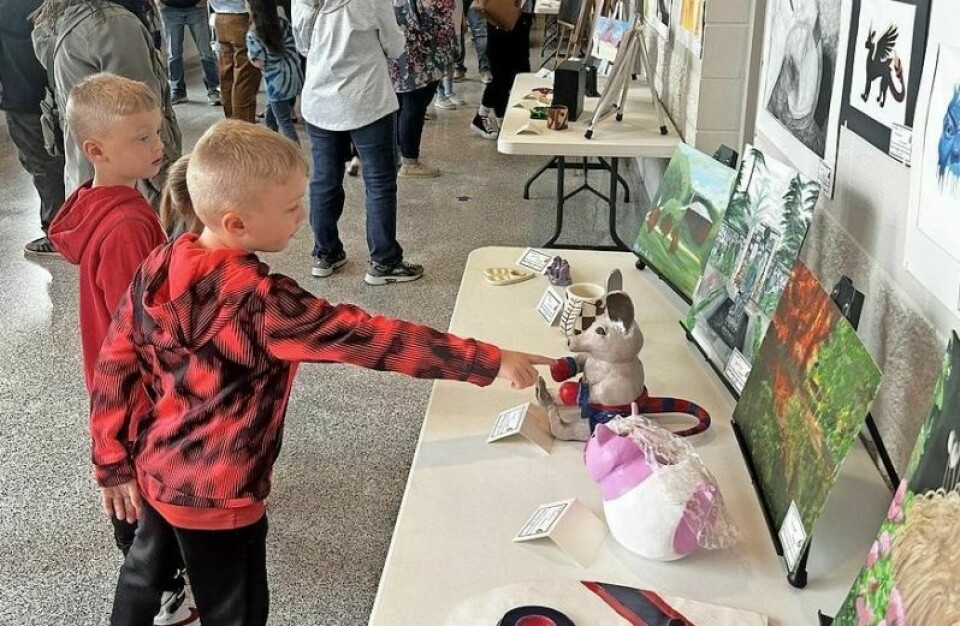 The public had an opportunity to come and enjoy the artwork of West Holmes Schools students from kindergarten through 12th grade. The hallways at the high school were packed with parents, family and friends who could take in quite a huge display of art. Importance of arts focal point of WH Schools festival