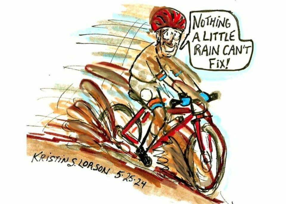 The good, the bad and the muddy as an old man races Mohican The good, the bad and the muddy as an old man races Mohican