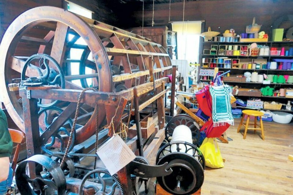 This spinning wheel is part of the collection on the Smithville Historical Society’s Pioneer Village, which will have all nine of its mid-1800s buildings open for viewing during Visiting History Day, an area event that invites the public to visit various participating partners from 11 a.m. to 5 p.m. Enjoying the past, learning for the future