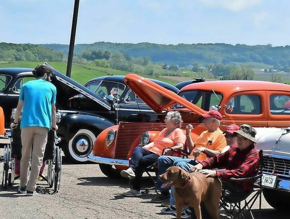A cruise-in of classic automobiles was a highlight of the National Nursing Home Week celebration at Walnut Hills Retirement Community in May. The week was filled with a variety of activities to celebrate the nursing home residents and team members. Walnut Hills marks National Nursing Home Week