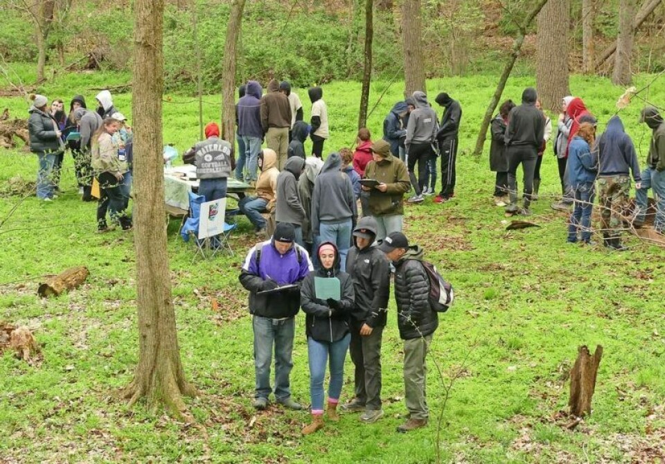 The Envirothon, a competitive, academic, outdoor team event for high school students, was hosted recently by the Wayne Soil and Water Conservation District. More than 40 teams participated. Wayne SWCD hosts students for Area 2 Envirothon