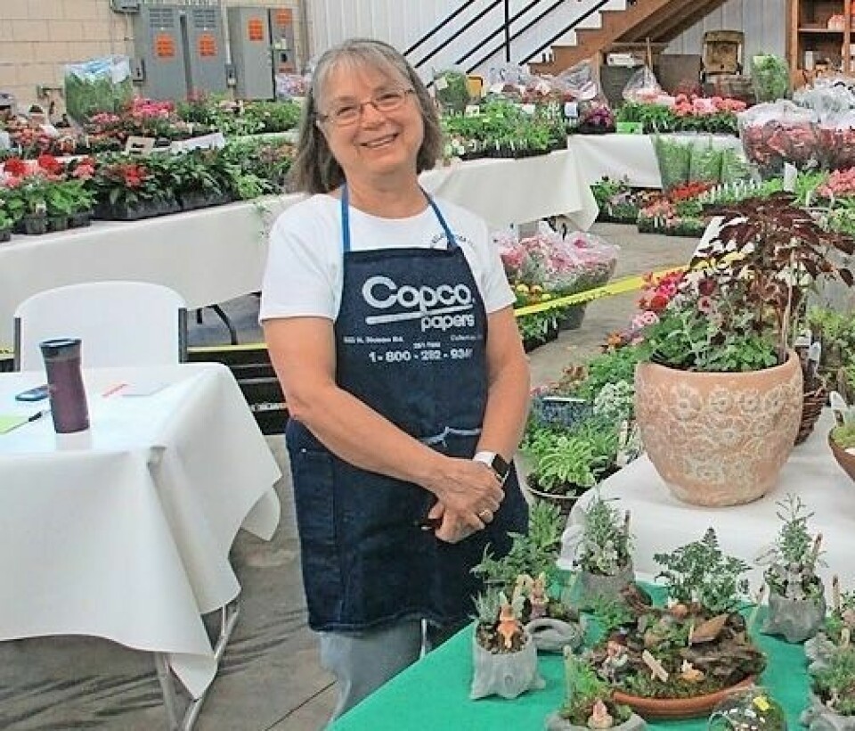 Moreland Garden Club plant sale coordinator Barb Moore welcomes all to their annual plant sale fundraiser on May 11 at the Franklin Township Garage. Moreland Garden Club’s annual plant sale is May 11