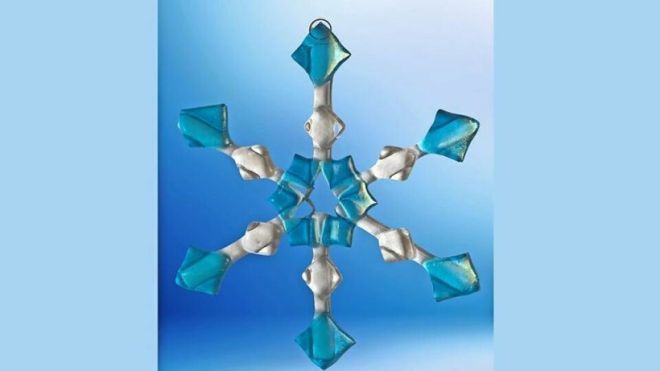 Learn to design and assemble a fused glass piece using iridescent and transparent glass. Winter workshop offered