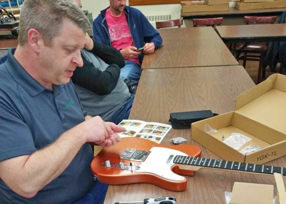 Following completion of Build-A-Guitar, a seven-week class with instructor Barry Jenkins, Wayne Center for the Arts is holding an open house on Oct. 4 for visitors to view the finished products. Open house to showcase guitars built by WCA class