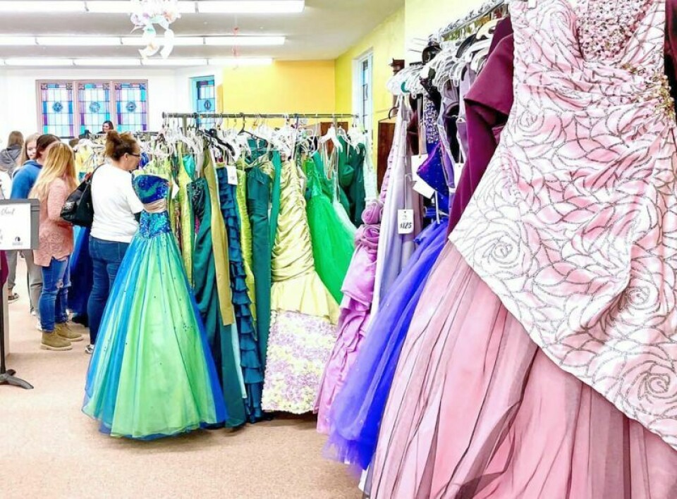 OHuddle's third annual Fiery Godmother Dress Sale, featuring more than 900 gowns in various sizes, styles and colors, will be held Saturday, Jan. 20 from 10 a.m. to 1 p.m. at First Presbyterian Church, 621 College Ave., Wooster. Princesses made at OHuddle dress sale