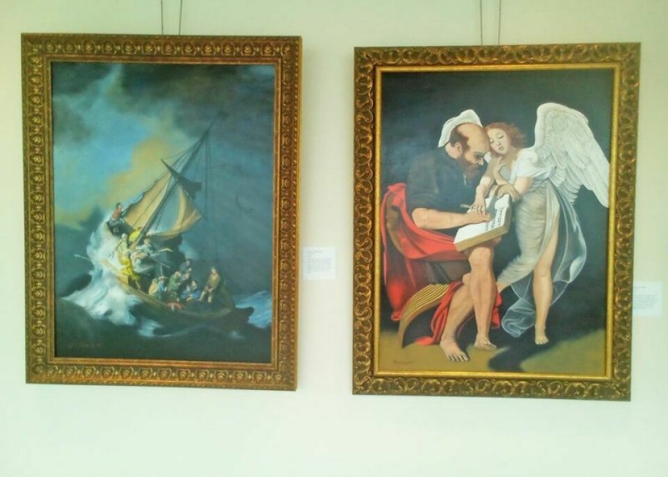 The current exhibit of the paintings of Gerald Stephan at Wooster Community Hospital includes two paintings that represent one of his current special interests — recreations of famous paintings. They are two of Stephan's paintings that will be exhibited as part of the hospital's Artist Exhibition Program. Art, hospital a natural fit for Artist Exhibition Program
