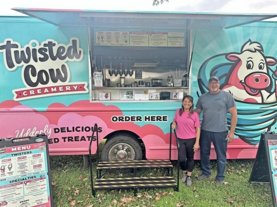 Julie and Kenny Krebs, owners of the new food truck Twisted Cow Creamery, are eager to put a smile on the faces of young and old alike with their ice cream treats. The couple started this new endeavor in June. Twisted Cow Creamery ‘moooving’ ice cream to the next level