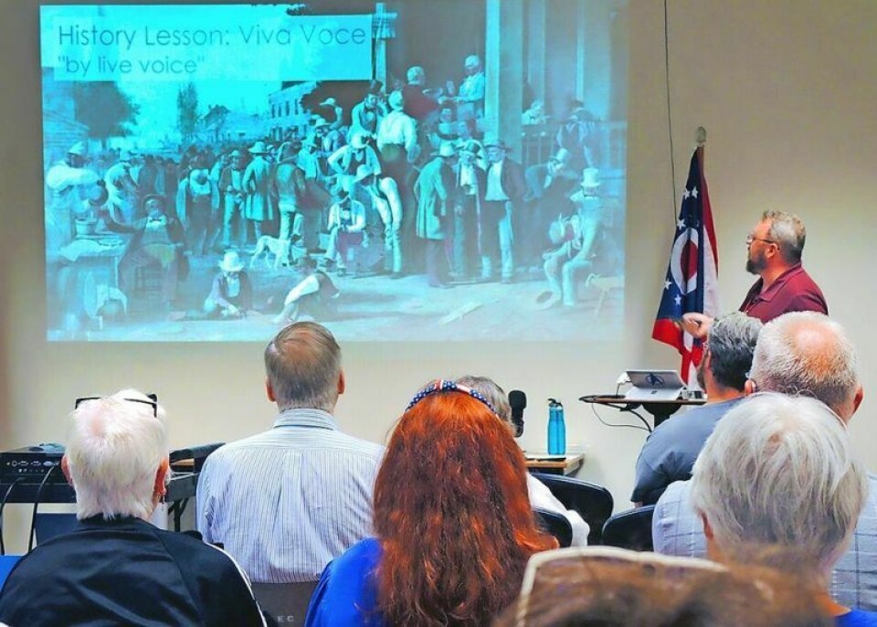Wayne County Board of Elections Deputy Director Bryon Bell discusses the integrity of the electoral process during his second of five presentations on the topic of voting. From voter verification systems to post-election audits, every step of the process is designed to prevent fraud and manipulation. Wayne elections board discusses voting machine security
