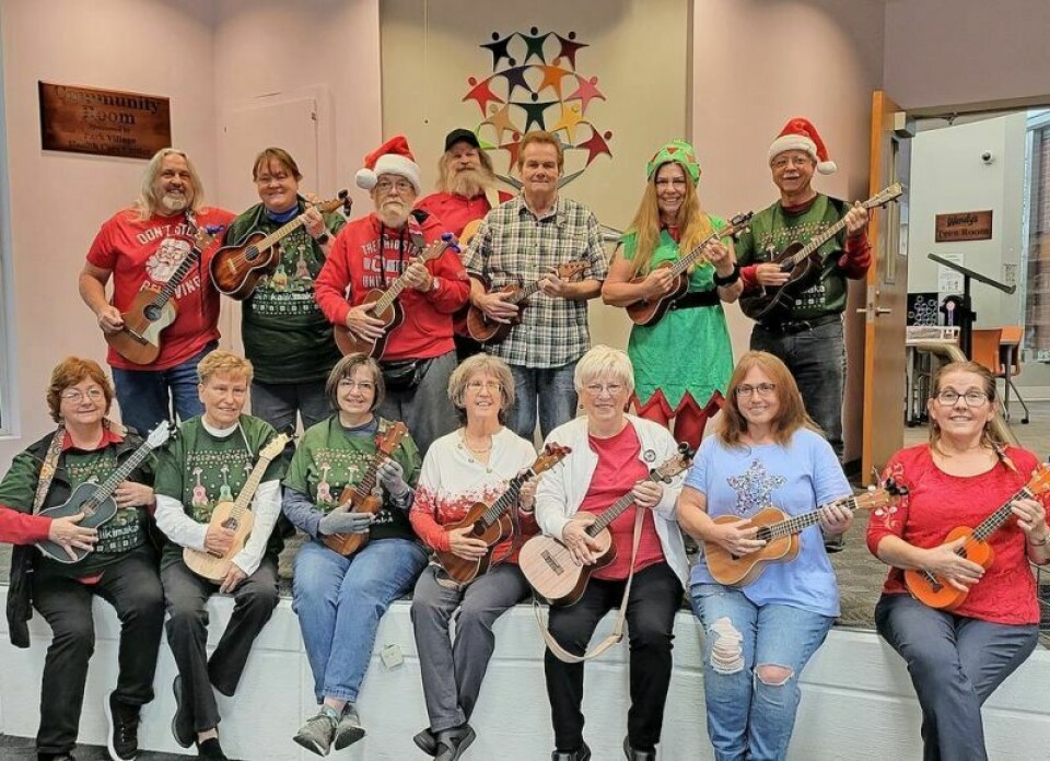 The ukulele group meets at the library on the second and fourth Saturday of each month. T County Ukulele Squad to share seasonal songs Dec. 14