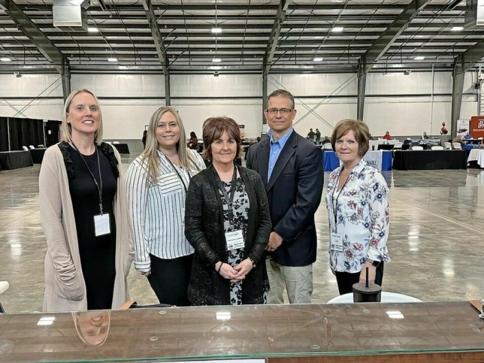 Helping put on the upcoming Holmes County Job Fair on April 30 will be Emily Ayers, left, OhioMeansJobs case manager; Nicole Lepley; Brenda Gerber, Holmes County Job & Family Services director; Dan Jackson; and JFS program manager Lisa VanSickle. Holmes County Job Expo is set for Harvest Ridge