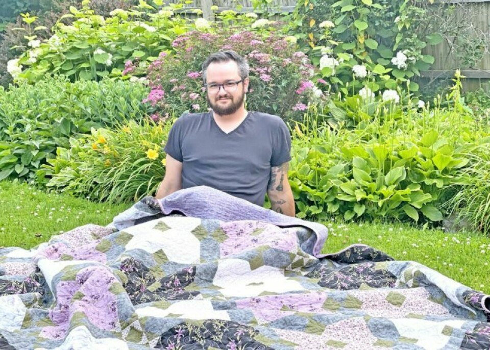 After starting out in a nursing career, Chris Beck, a Benton resident, changed gears and joined the staff at Zinck’s Fabric Outlet in Berlin. It was there, Beck said, where “all these dim lights that I had once used when I was younger and more creative started flickering again.” Benton man finds peace through new career and quilting