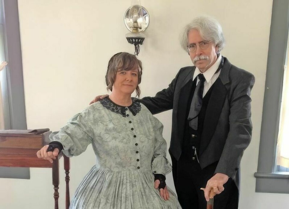 The next Wayne County Civil War Round Table on July 16 at 6:30 p.m. will feature the Largely Literary Theater Company — Sara Showman, left, and Mark Dawidziak — presenting Ghosts of the Civil War: Shades of Blue and Gray. The free program will be held at the Wayne County Historical Society in Wooster. The Largely Literary Theater Company to appear at Civil War Round Table