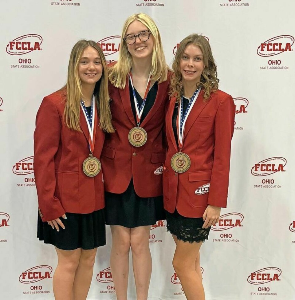 Olivia Andrews, Madison Powell and Madison Humphreys Students qualify for national leadership conference