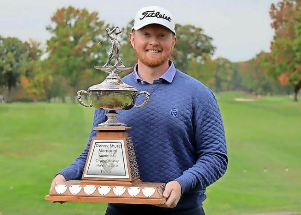 On Oct. 19 Wooster High graduate Anthony Panepento, 24, defeated four-time Northern Ohio Professional Association Player of the Year Jim Troy 6-and-5 in the 36-hole finals of the 49th Denny Shute Match Play Championship for his first professional victory. Wooster native Panepento wins first pro golf tourney