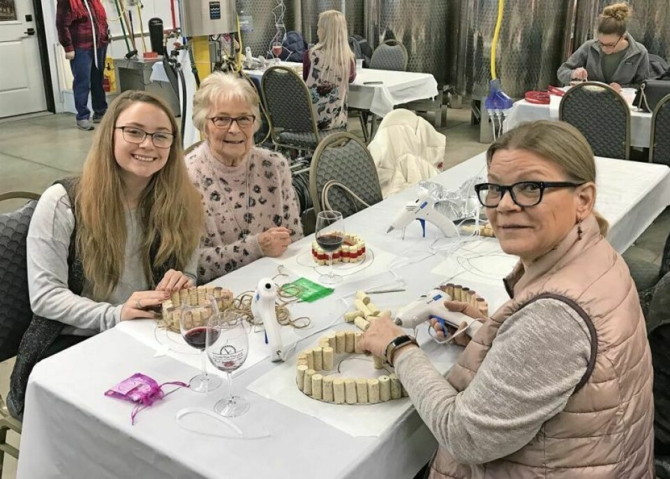 Lincoln Way Vineyards will present its Sign Holiday Décor Sip and Paint on Saturday, Dec. 16 at 1 p.m. Create a work of art at Lincoln Way Vineyards