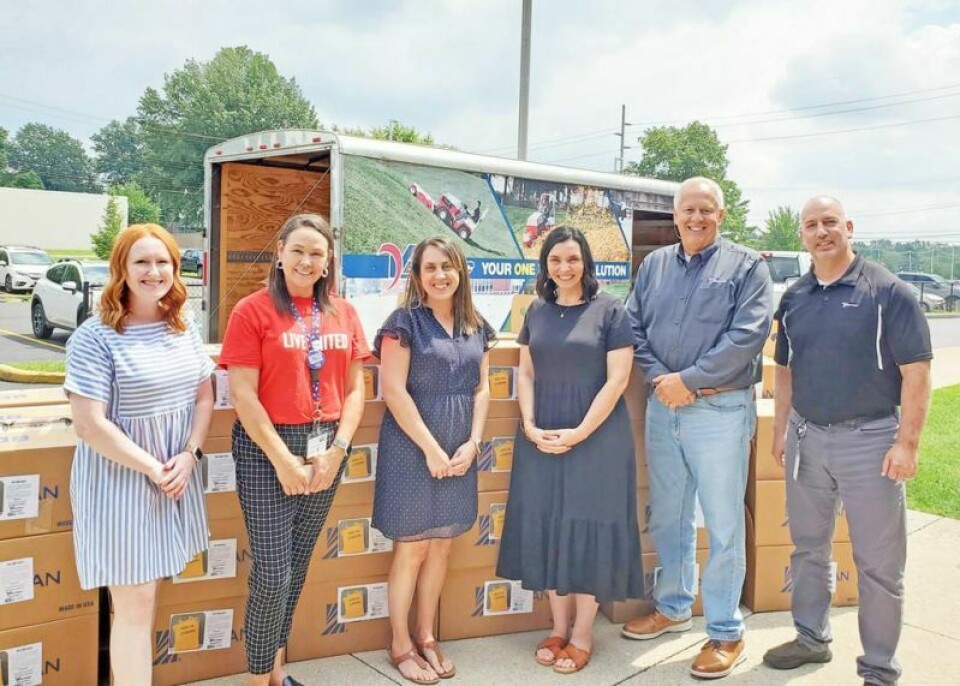 Ventrac, SmithFoods, and the Orrville Area United Way joined forces to provide Crates for Classrooms to Orrville Elementary, as well as Dalton Elementary to help teachers with classroom essentials. Crates for Classrooms are delivered to local schools