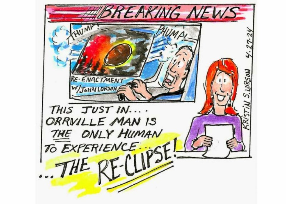 Once in a lifetime no more, painting offers 'reclipse' Once in a lifetime no more, painting offers 'reclipse'