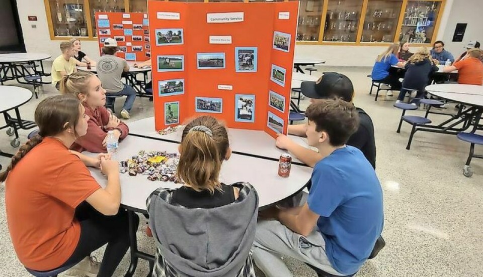 Incoming West Holmes FFA members introduced to the world of WHHS FFA spend a little quality time together during the Greenhand event. Greenhands introduced to the world of WHHS FFA