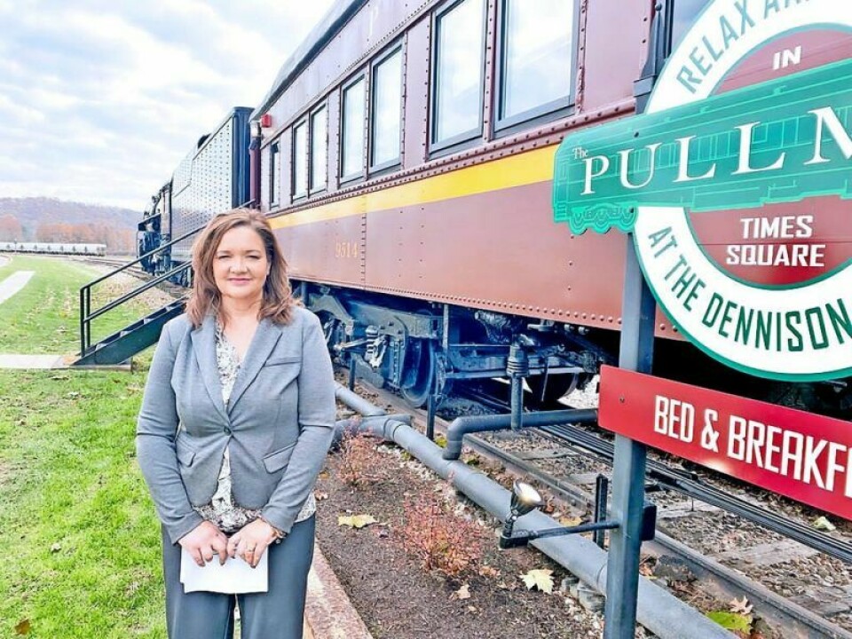 The Dennison Railroad Depot Museum in Tuscarawas County received funding to support a partnership with Claymont High School that provides summer jobs to low-income students. Pictured is Wendy Zucal, director of the museum. Grants awarded for multiple Eastern Ohio projects