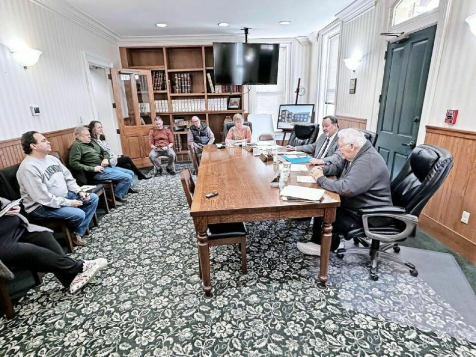 The race for a pair of Holmes County commissioner seats are on the line, with a trio of hopefuls in Steve Johnson, seated left, Eric Strouse and Holley Johnson among those who have been attending recent commissioner meetings. Meet the Candidate forum to take place Feb. 19