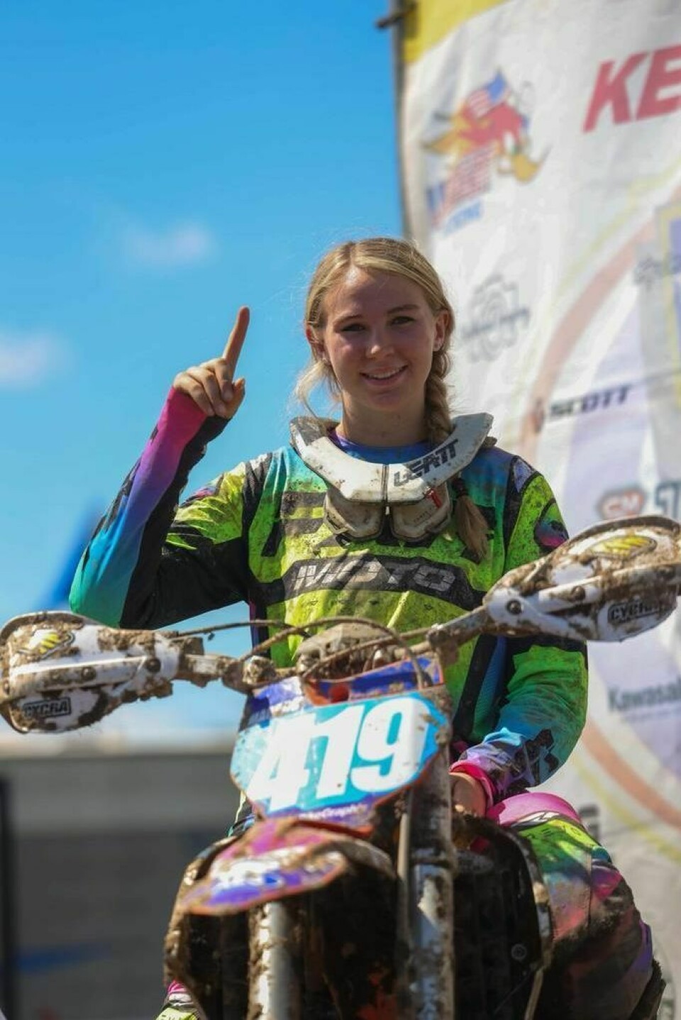 Dennison’s Madison Harmon participated in the final round of the 2023 Progressive Grand National Cross Country Series. Dennison dirt bike racer competes