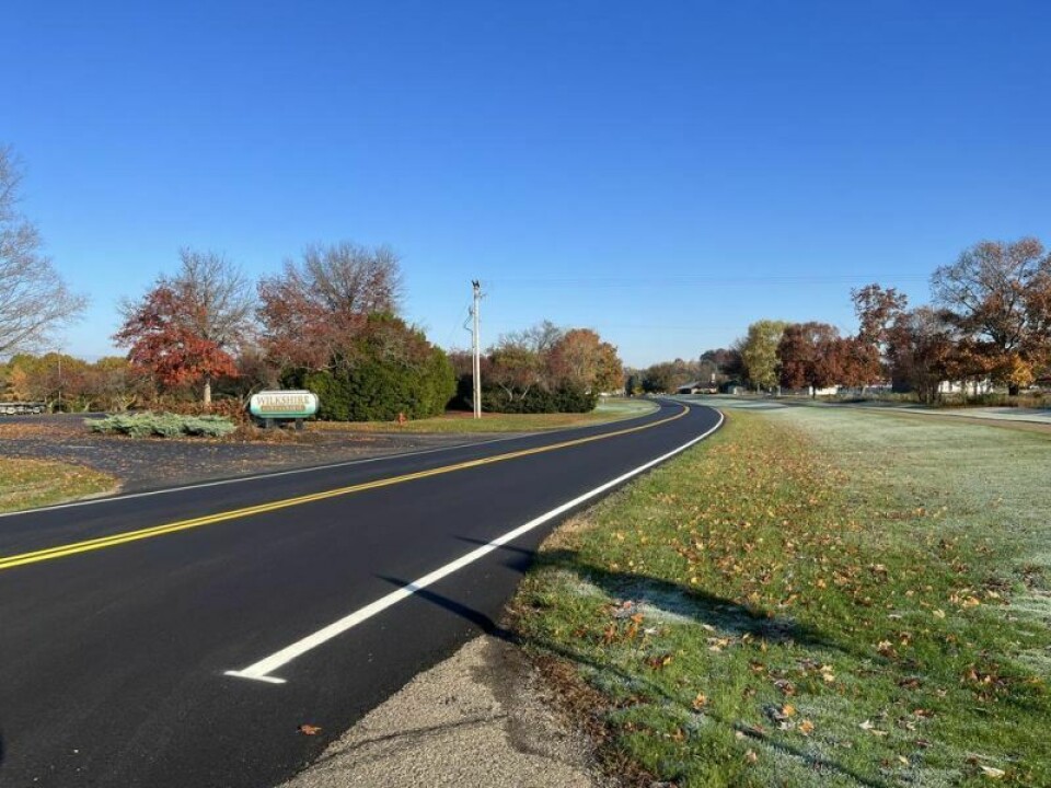 Lawrence Township road crews recently completed paving on several roads including Welton Road and Wilkshire Boulevard. Planned paving projects are complete