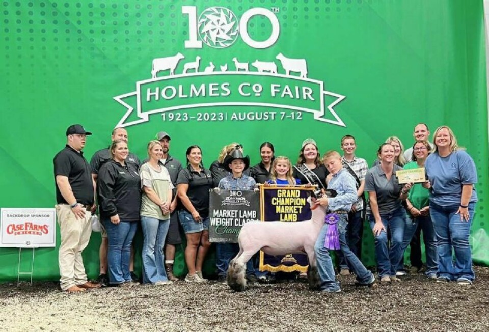 A group of Holmes County 4-H alumni put their collective heads together to create the Holmes County Alumni Buyers. In order to make a splash and let people know they too can get involved, the group purchased Derek Coleman’s grand champion market lamb as one of its purchases. Holmes County Alumni Buyers kick off something big