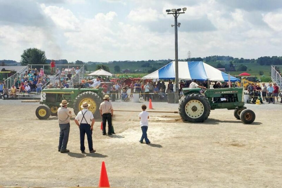 The annual tractor tug-o-war at the Holmes County Steam & Engine Association Show is always a highlight. This year’s 31st annual Holmes County Steam & Engine Show will take place in Mt. Hope Aug. 3-5. Pull up a seat and enjoy a steamy HCSEA event