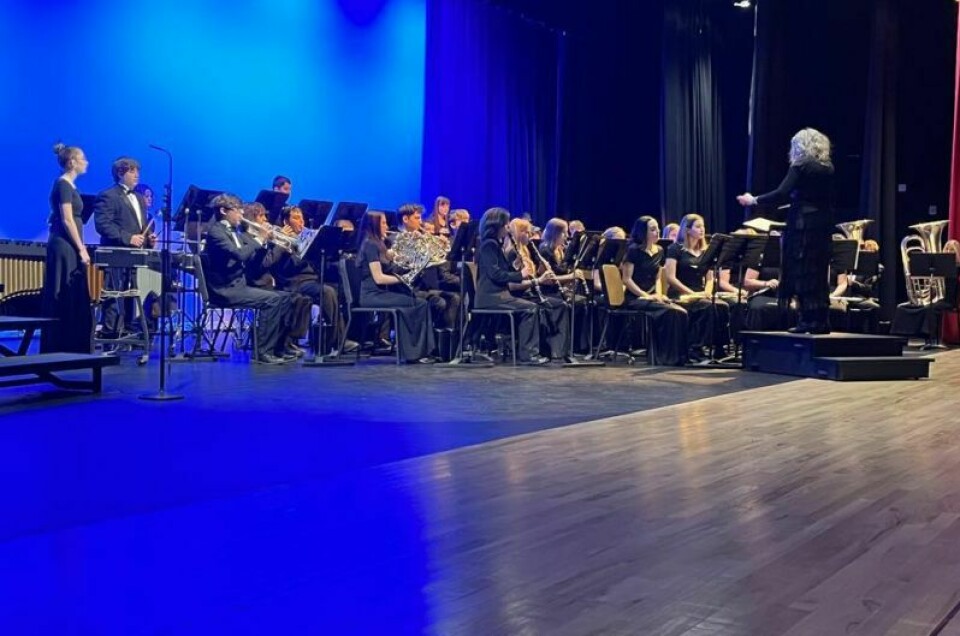 The Tusky Valley band took the stage for its first public performance since the heartbreaking band bus accident that occurred in November. Tusky Valley unveils a new performing arts center