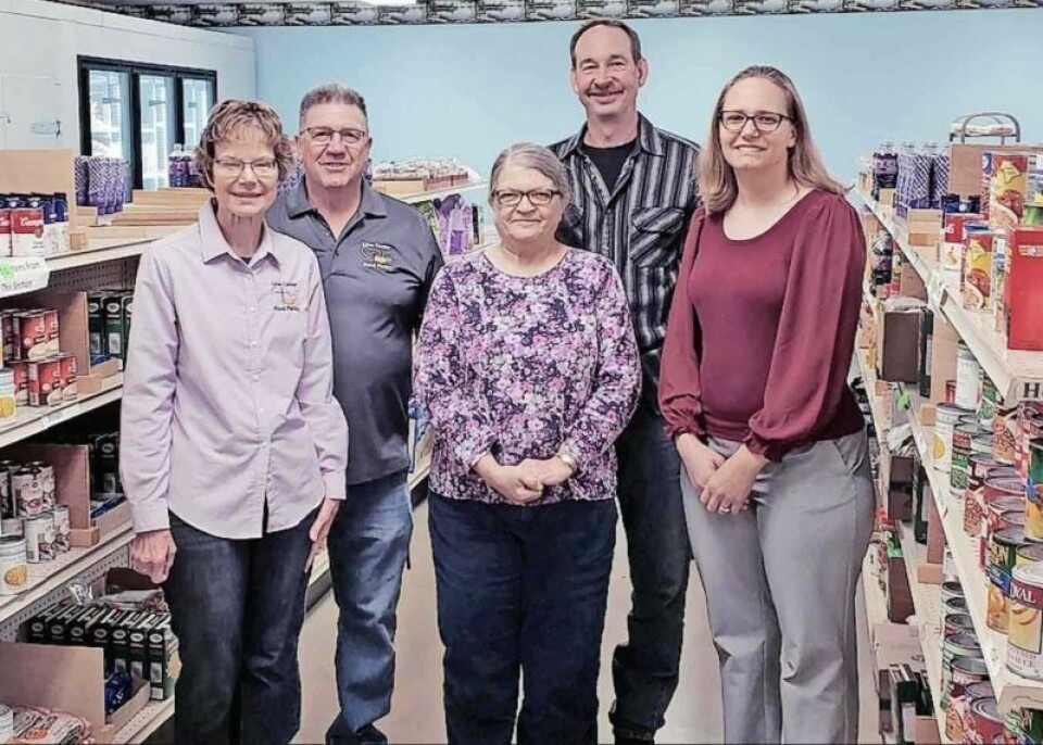 This year’s Millersburg Food Run raised $6,800 for the Love Center Food Pantry. Pictured are Love Center Directors Polly and Edgar Raber, left, race committee members Jim and Joanne Morrison, and Race Director Eva Durbin. 2023 Millersburg Food Run a success for local charity