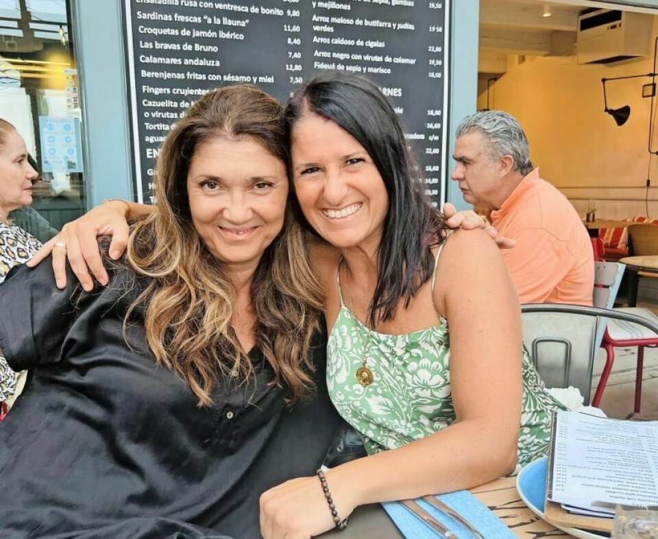 Former exchange students Imma Lucas, right, and Sonia Vals Jove Macaya were overjoyed to reconnect with Sue and Ed Dye, whom they hadn't seen since their exchange days in Holmes County more than three decades ago. Dyes enjoy a ‘family’ reunion overseas after 30 years