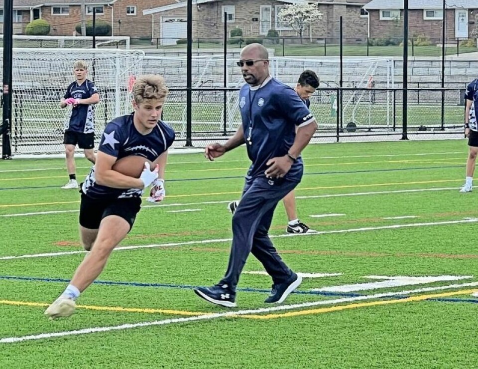 West Holmes rising junior Lynn Cline was elated to receive an invitation to the Blue-Gray All-American Combine in Canton, where he got to showcase his skills and learn from some top scouts and coaches from around the nation. Cline shines at Blue-Gray All-American Combine