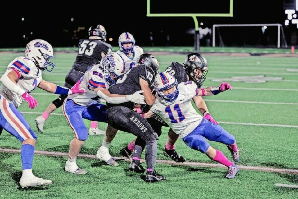 West Holmes turned in its best defensive performance of the season in a win over Ashland on Oct. 6. Knights football playing its best on defense at right time