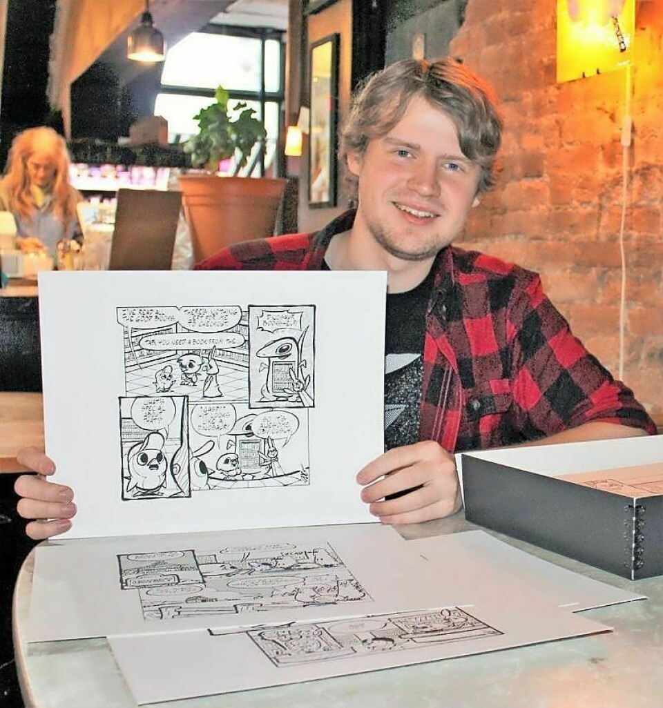 Douglas Laubacher Cartooning workshop is offered at MassMu