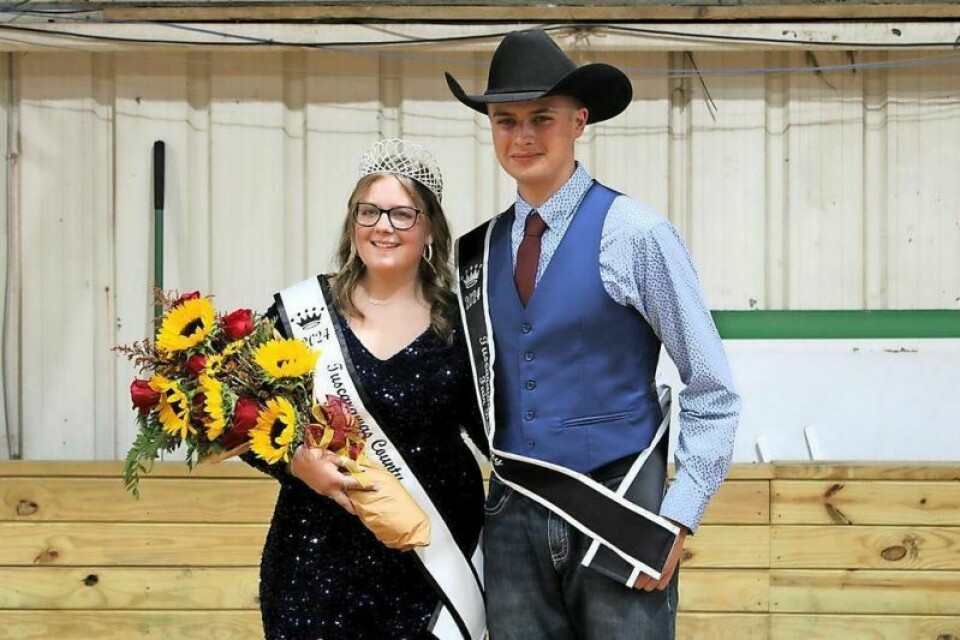 The 2024 Tuscarawas County Fair royalty are Morgan Miller and Jacob Wisselgren. Wisselgren and Miller named 2024 fair king and queen