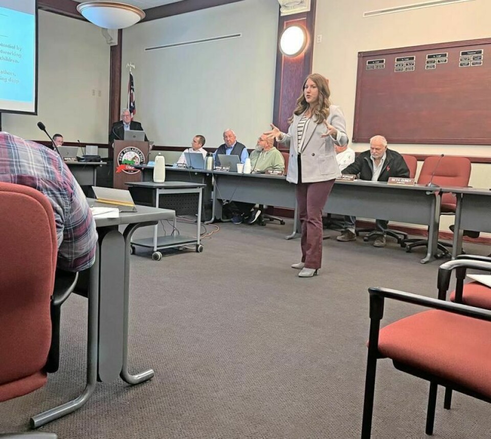 Michaela Thomas of Newsymom.com presented a new community initiative to city council. Flourish by Newsymom will provide state-licensed child care and play time at the New Towne Mall for $10 per hour this spring. Council hears comments on proposed DORA