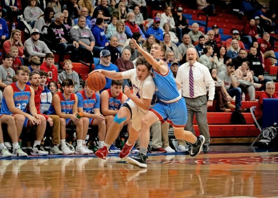 Collier Cline, left, is one of three returning senior letterwinners for West Holmes. Holmes area high school boys basketball team previews