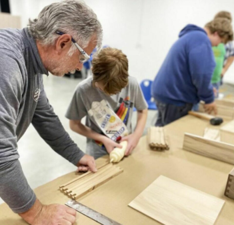 Part of last year’s Holmes Center for the Arts After School Program saw members from Mullet Cabinet come in to teach youth how to build shelves. The program has begun for the 2023-24 school year. HCA launches after school program for teens