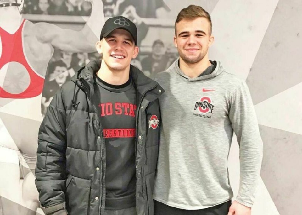 Brothers Micah, left, and Rocky Jordan have a combined seven OHSAA state titles between them and numerous NCAA appearances and All-American finishes. They will be in Wooster Sept. 22-24 to host the Jordan Trained Wrestling Camp at the Gault Center. Jordan Trained Wrestling Camp coming to Wooster