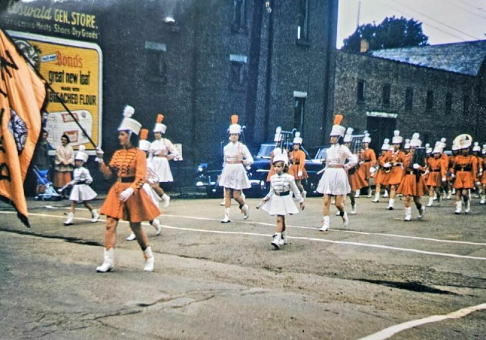 Not co-ed, in most times gone by, meant boys only. Dalton High School’s band was the opposite — beginning in the late-1940s and remaining that way for two decades, the Dalton marching band was an all-girl unit. Remembering when Dalton High’s marching band was all girls