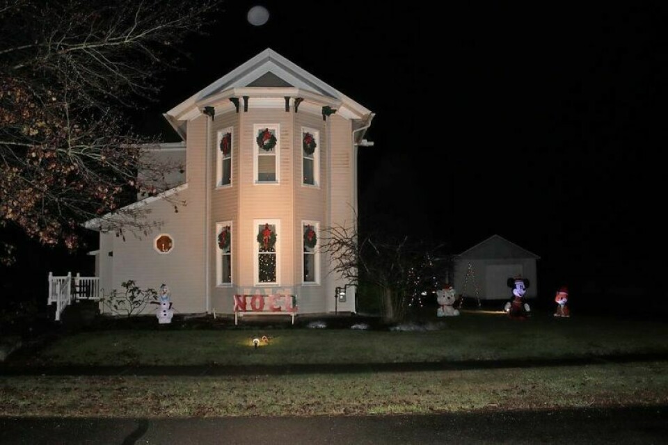 This home at 236 Church St. in Tuscarawas is decorated for an old-fashioned Christmas. Residents spreading cheer with Light Up Tusky