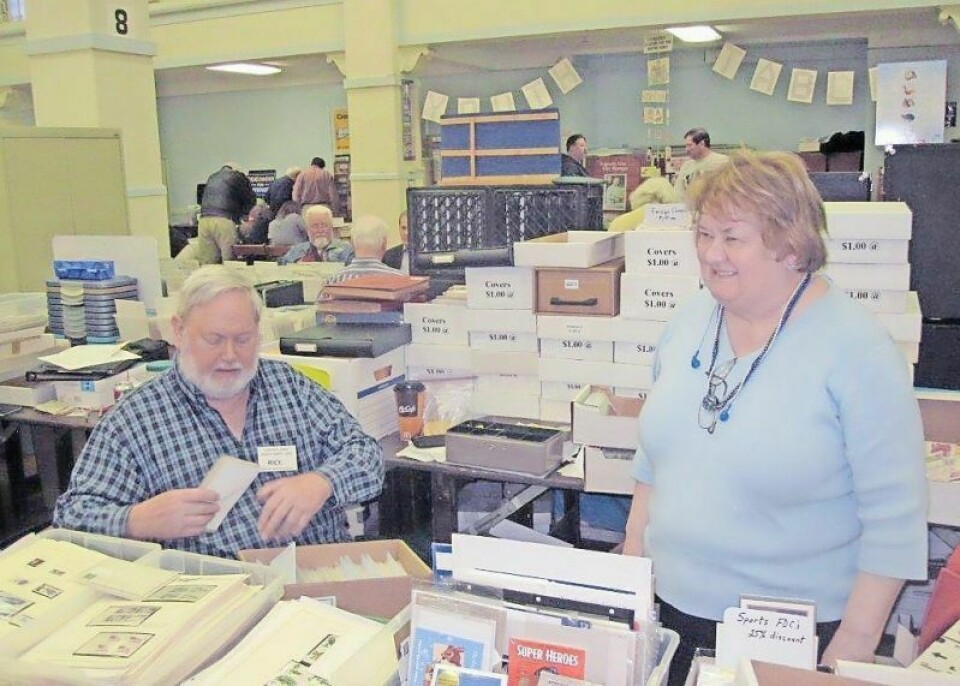 Rick, left, and Elaine Patterson of the Wooster Stamp Club will help host WOOPEX, the club’s annual stamp show that will be held this year for the 60th time. This year’s show, which has free admission, will be Nov. 4 at Ida Sue School in Wooster. 60th annual stamp show coming to Ida Sue School